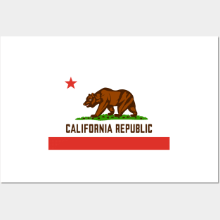 California flag Posters and Art